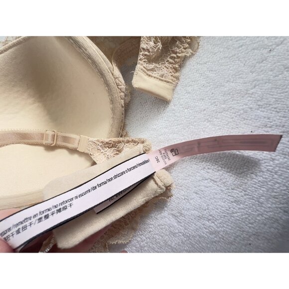 Victoria Secret 36C DREAM ANGELS LINED DEMI BRA *Dreamy Leopard* Animal Print - Picture 7 of 9